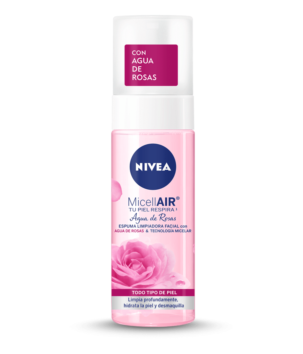 Espuma Limpiadora Facial con Agua de Rosas 150 ML - NIVEA