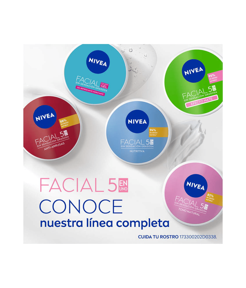 NIVEA Crema Facial 5en1 Aclarado Natural 200ml