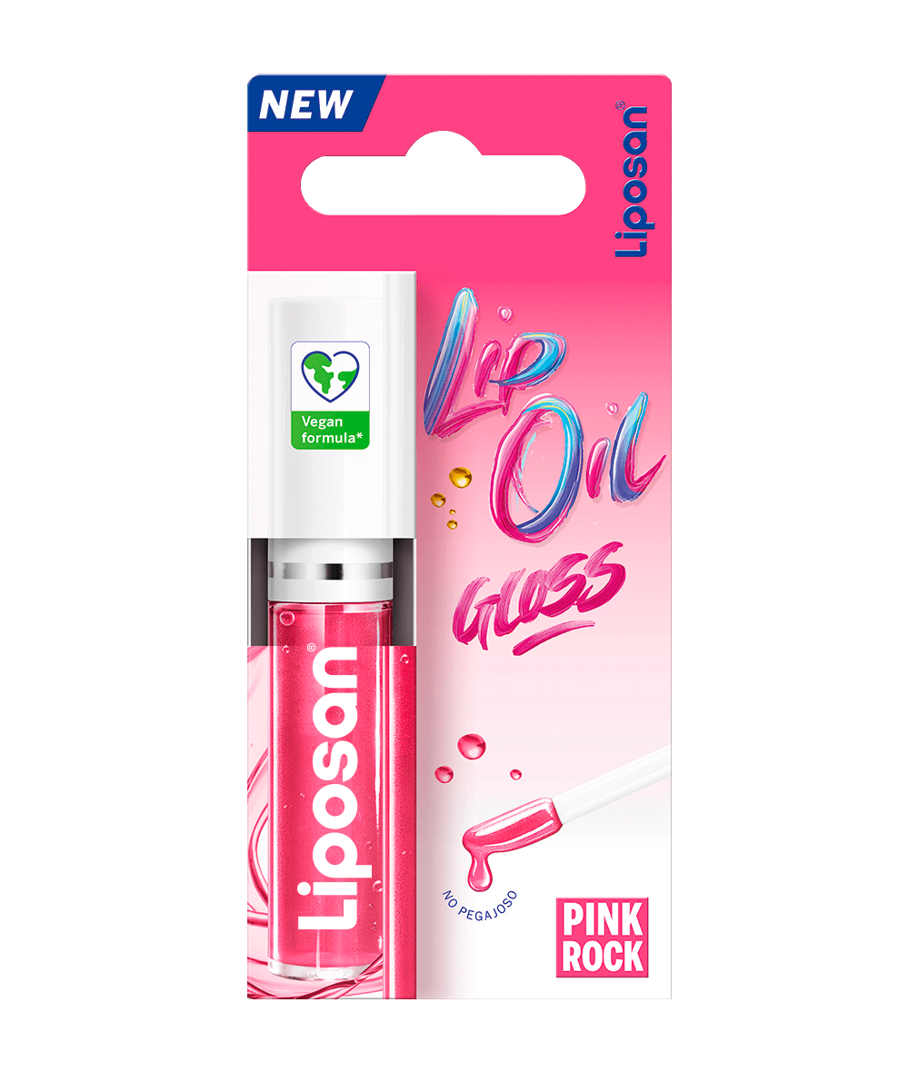 Liposan Lip Oil Gloss Pink Rock
