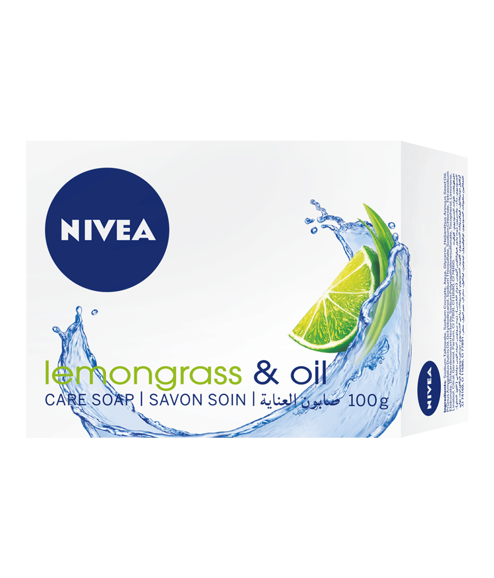 80698 NIVEA Lemongrass & Oil Bar Soap 100g clean packshot bi-lingual