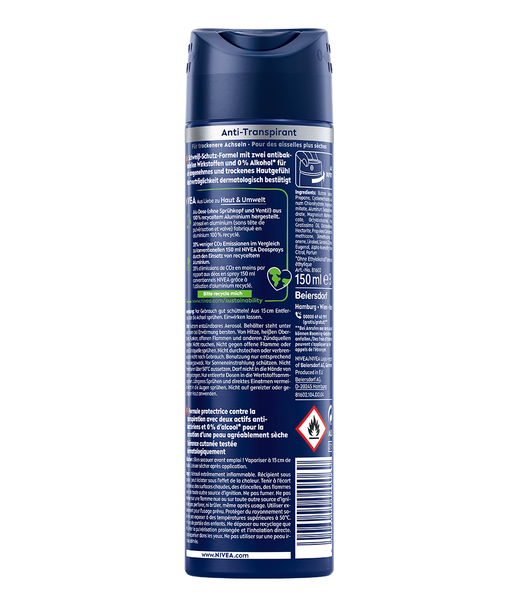 MEN Dry Impact Anti-Transpirant Spray_150 ml