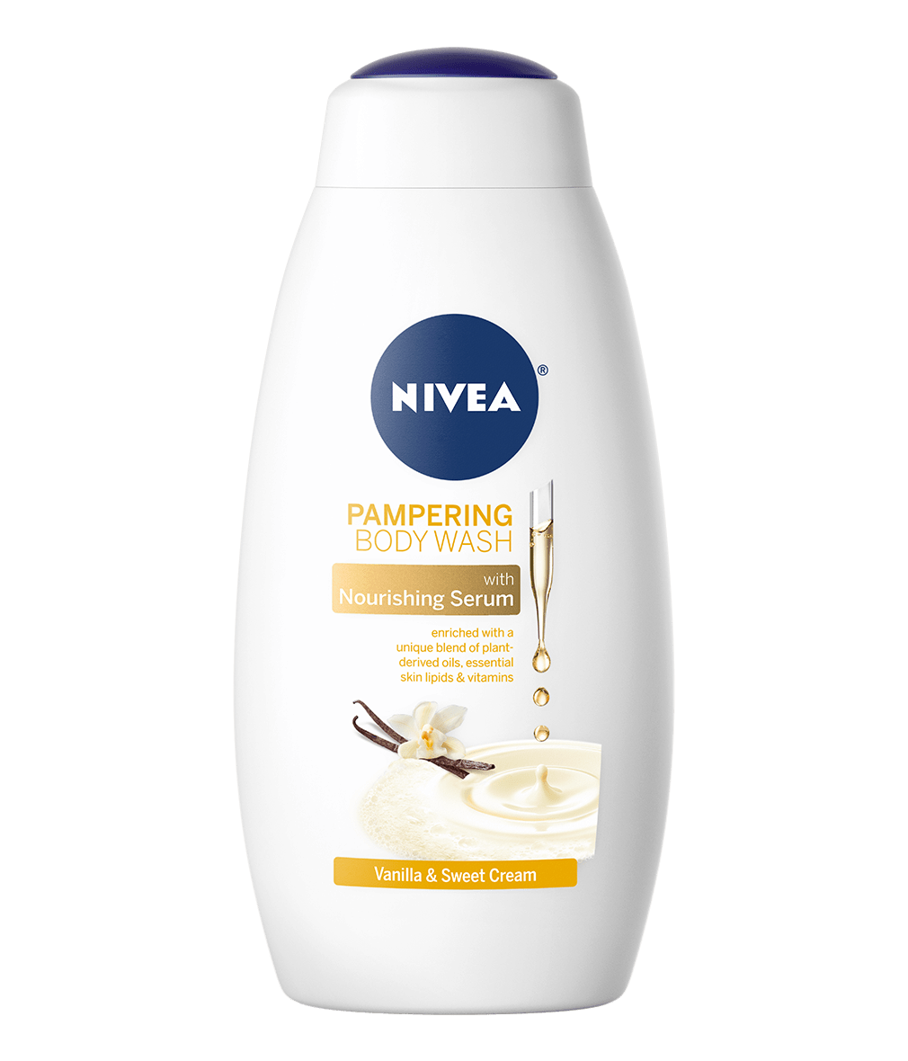 Vanilla & Sweet Cream Body Wash with Nourishing Serum