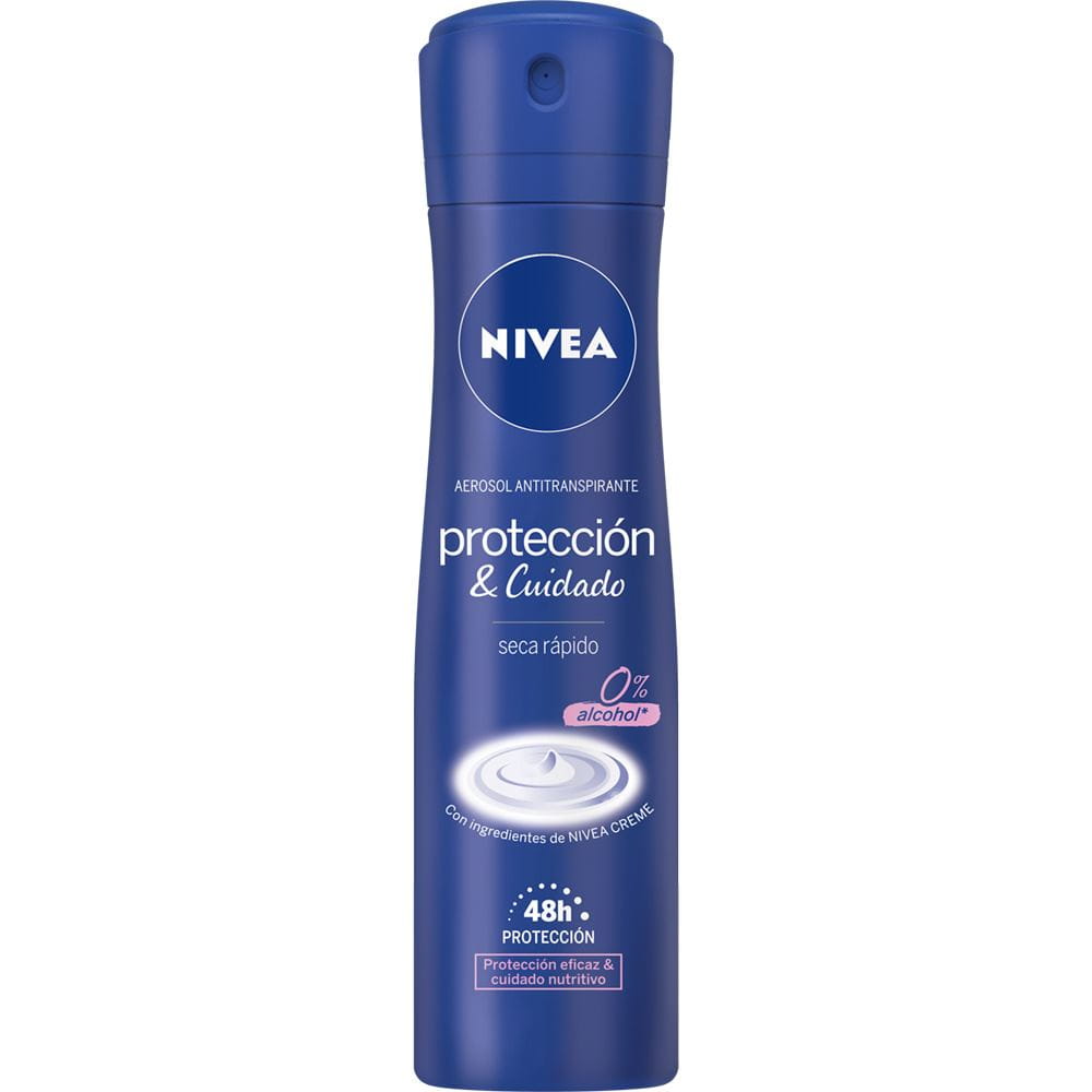 Aerosol Antitranspirante para Mujer Nivea Protect & Care 150ml