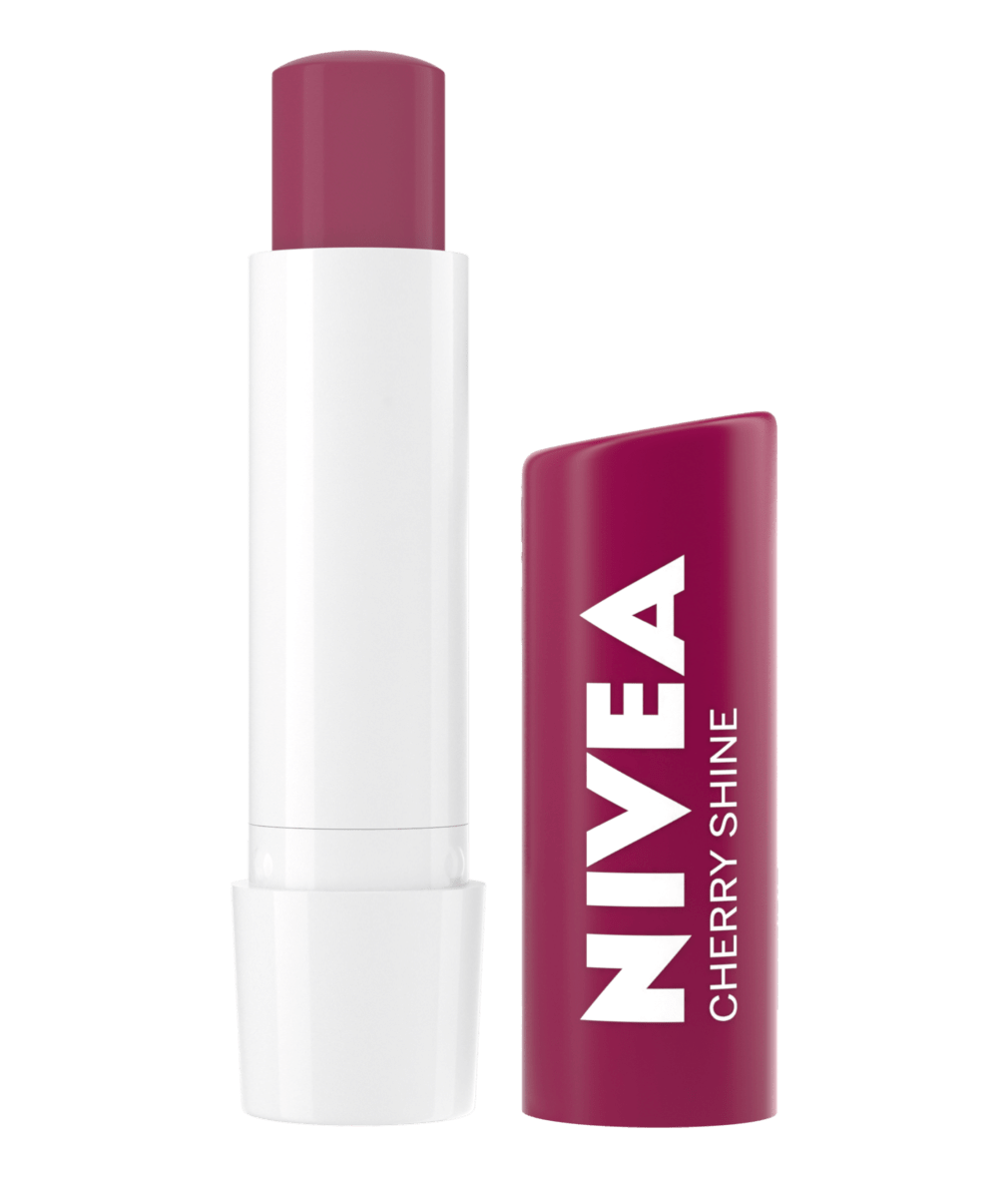 2x Labello Liposan Cherry Shine Caring Lip Balm With Cherry Aroma 2x5.5 ml  Nivea