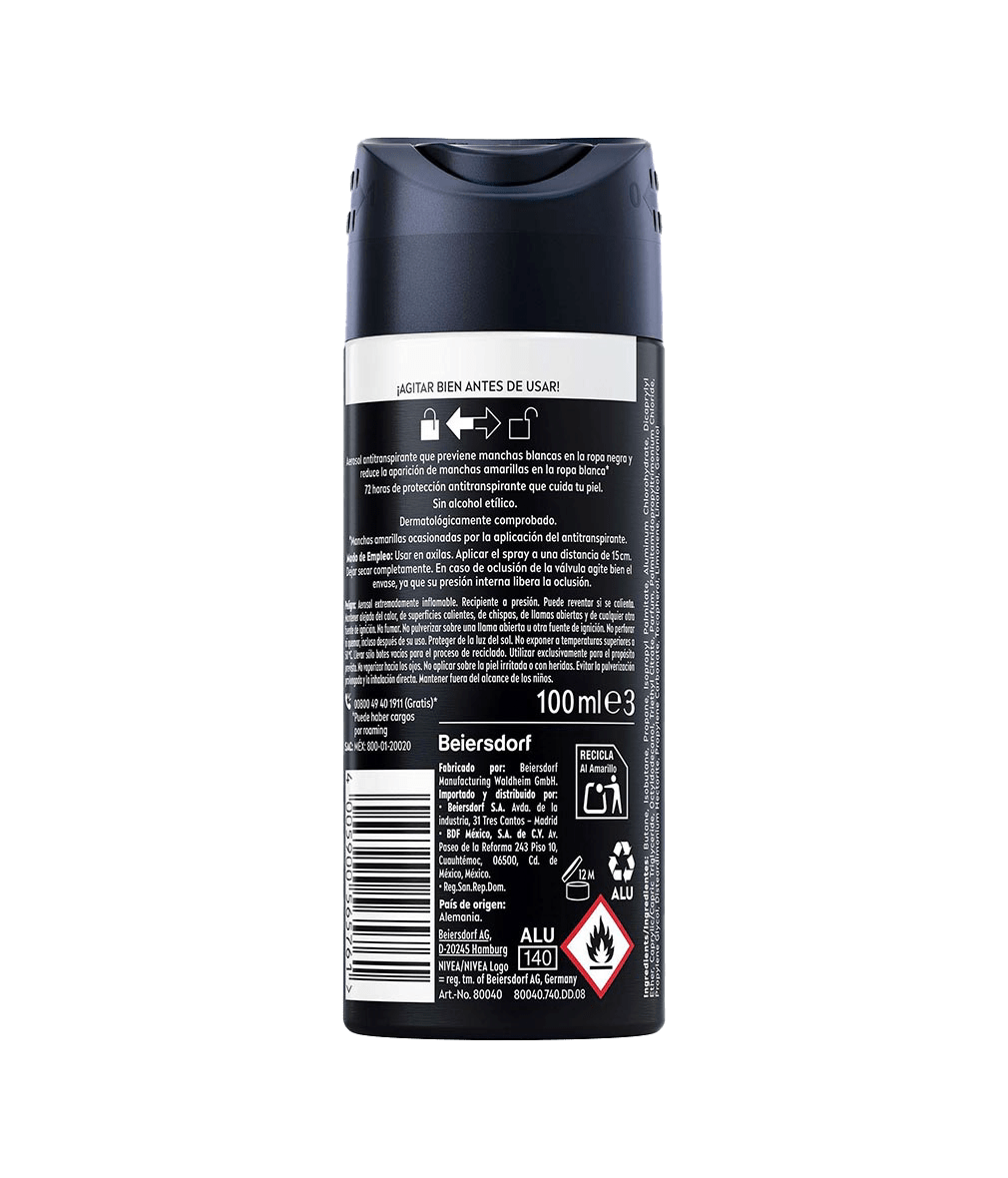 Antitraspirante B&W Power SPY 100 ml