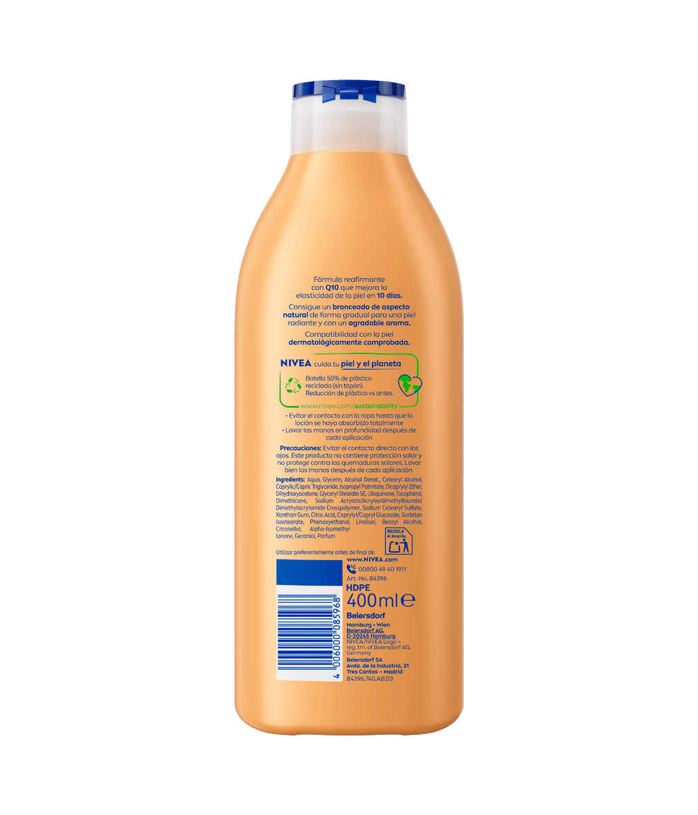 NIVEA Q10 Loción Reafirmante Autobronceadora 400 ml