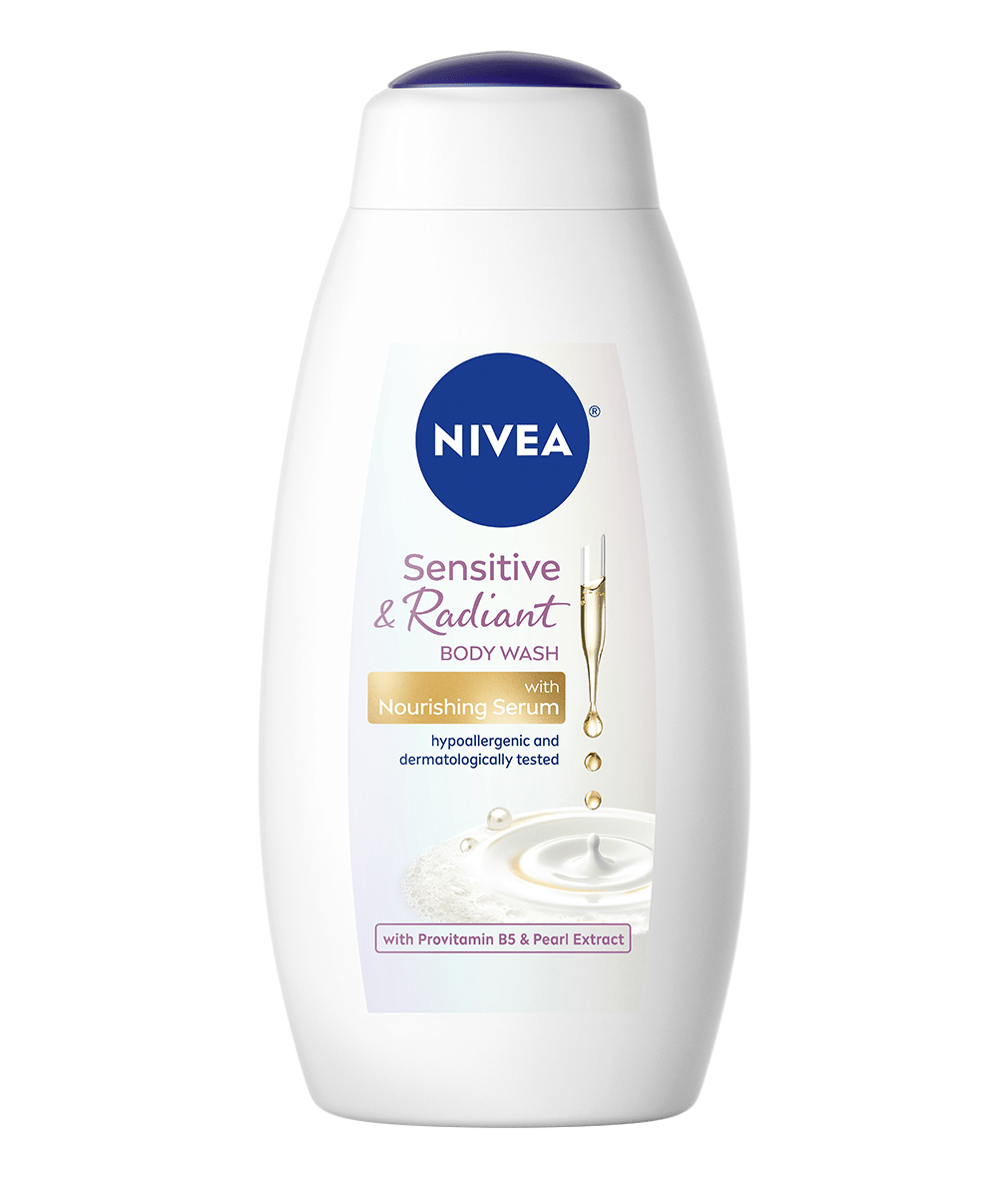 alliance cache Boost Sensitive & Radiant Body Wash with Nourishing Serum | NIVEA®