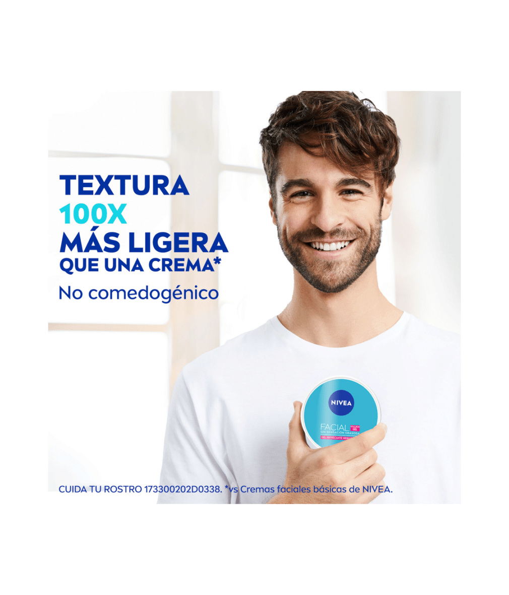 NIVEA Gel Facial Refrescante con Ácido Hialurónico 200ml