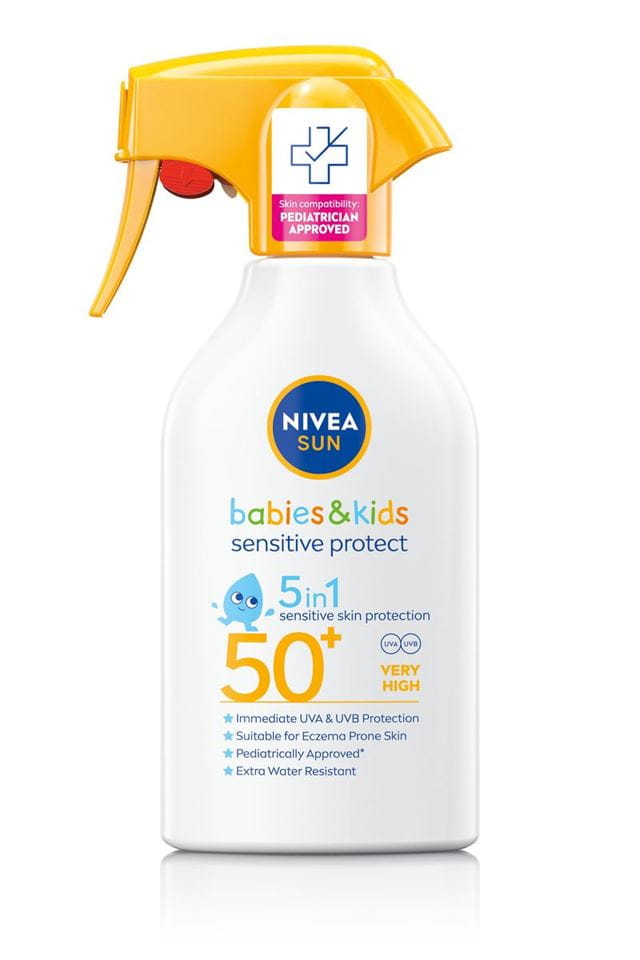 NIVEA Sun Babies & Kids Sensitive Protect Trigger.