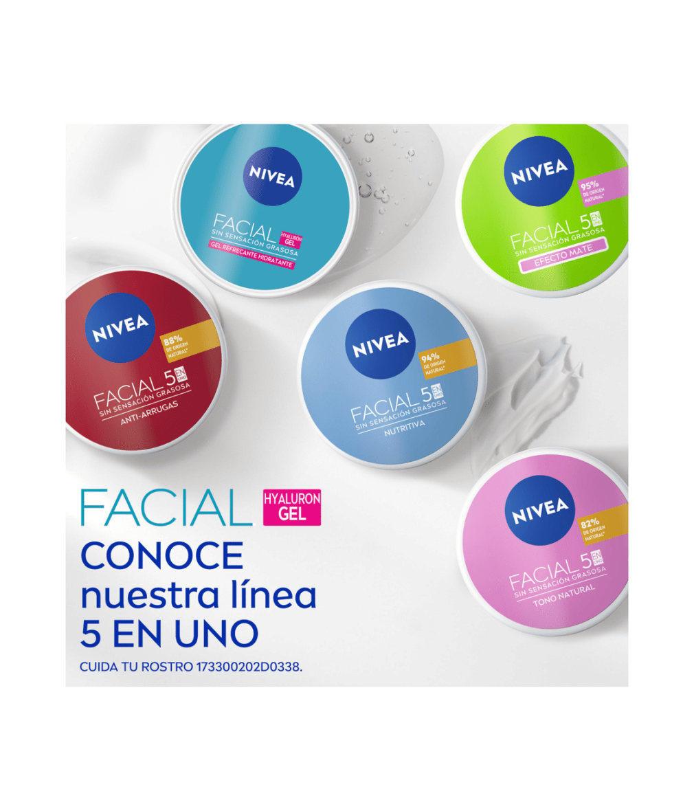 NIVEA Gel Facial Refrescante con Ácido Hialurónico 200ml