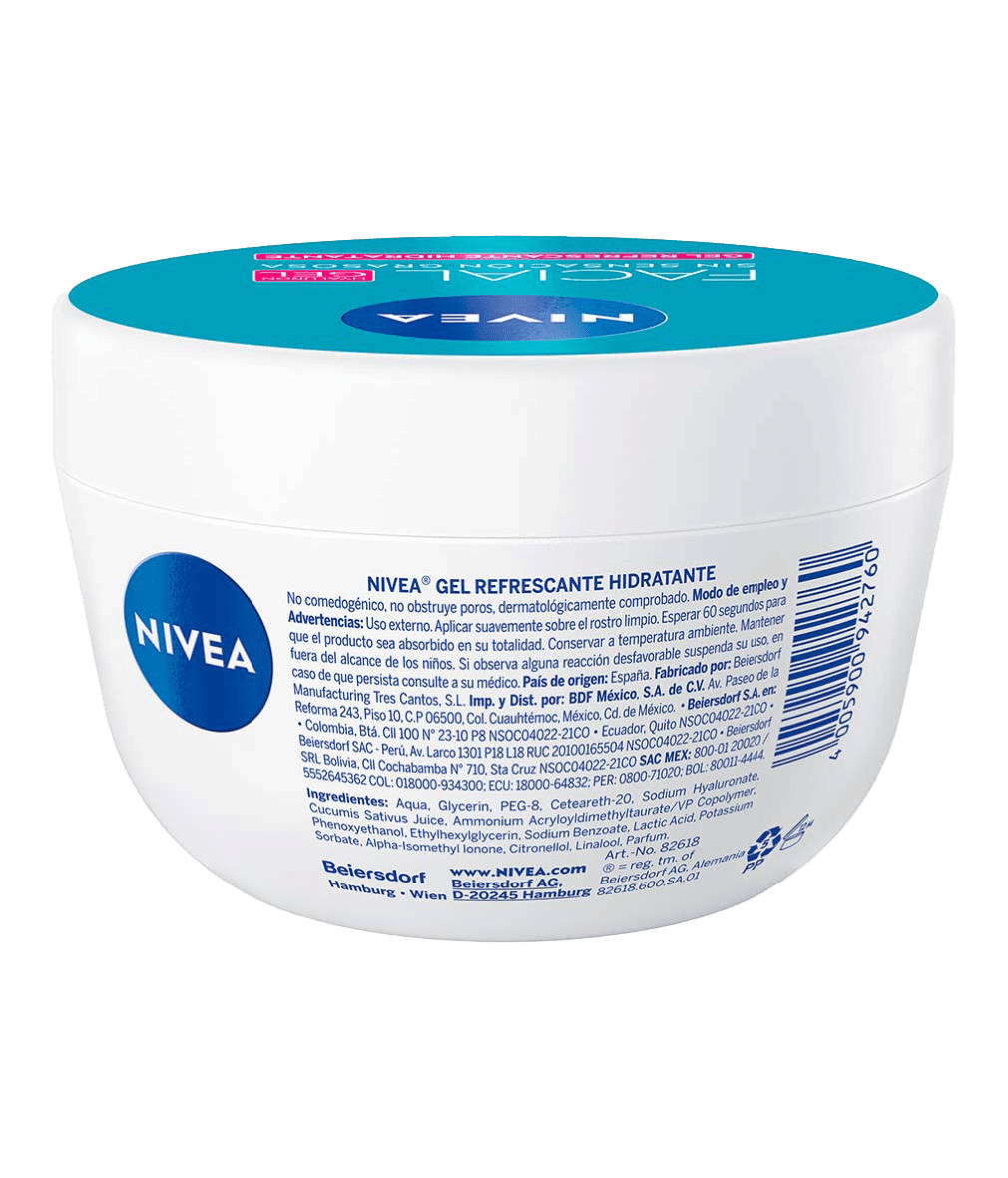 NIVEA Gel Facial Refrescante con Ácido Hialurónico 200ml