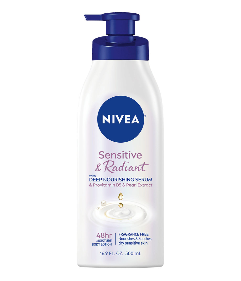 NIVEA Sensitive & Radiant Body Lotion - For Sensitive Skin