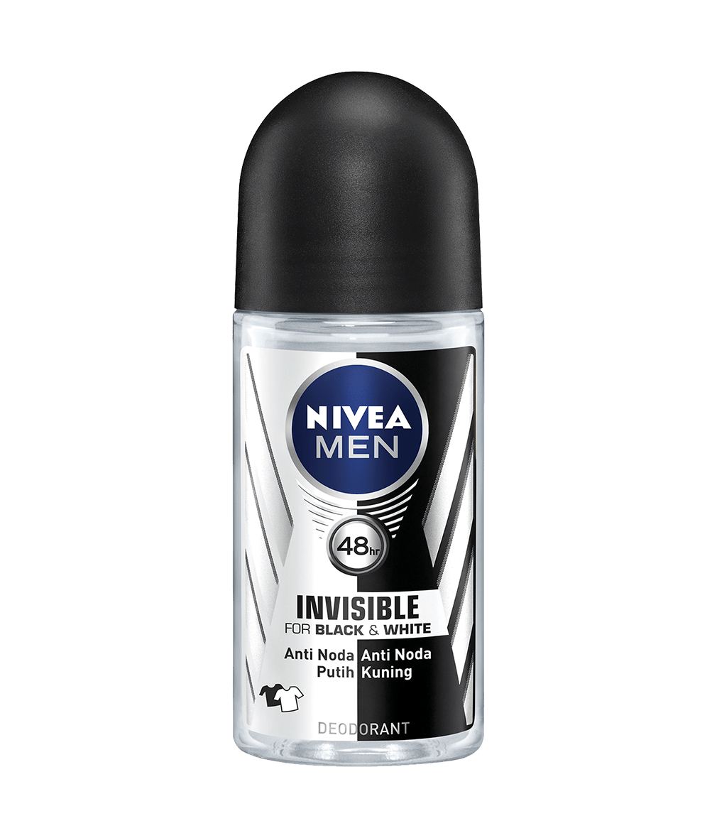 NIVEA MEN Invisible For Black & White Deodorant Roll-on