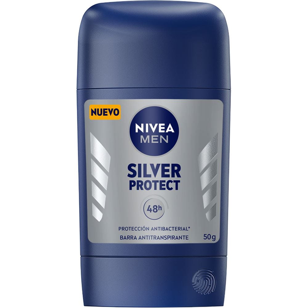 Barra Antitranspirante para Hombre Silver Protect 50 mg - NIVEA MEN®