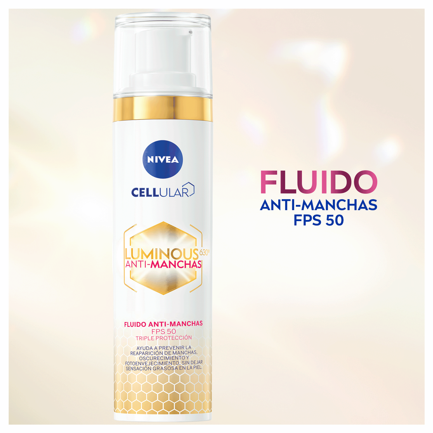 Fluido antimanchas Nivea FPS 50