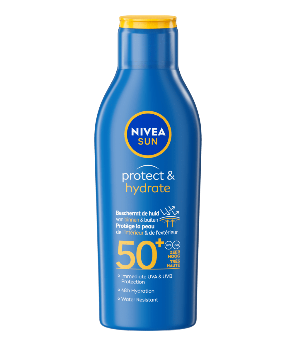 prijs incompleet zonlicht SUN Protect & Hydrate Zonnemelk SPF50+ 200ml | NIVEA