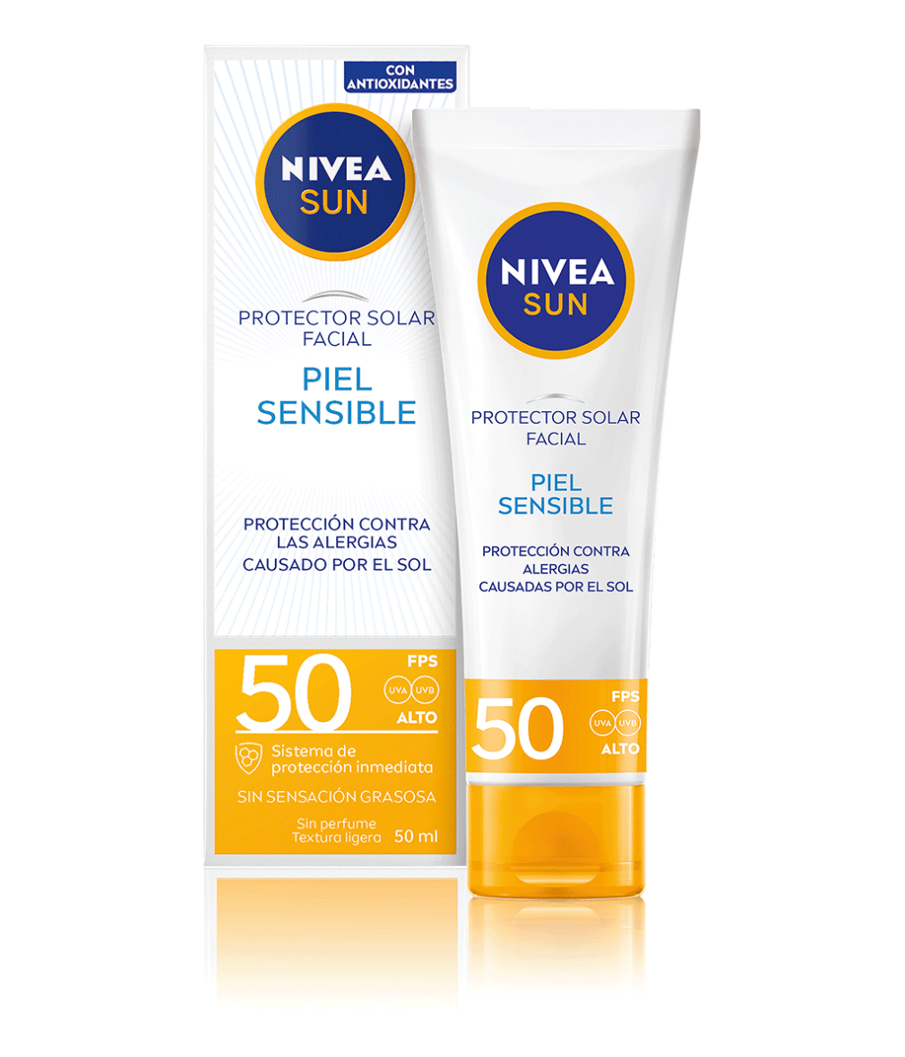 NIVEA® SUN PIEL SENSIBLE FPS50 50 ML.