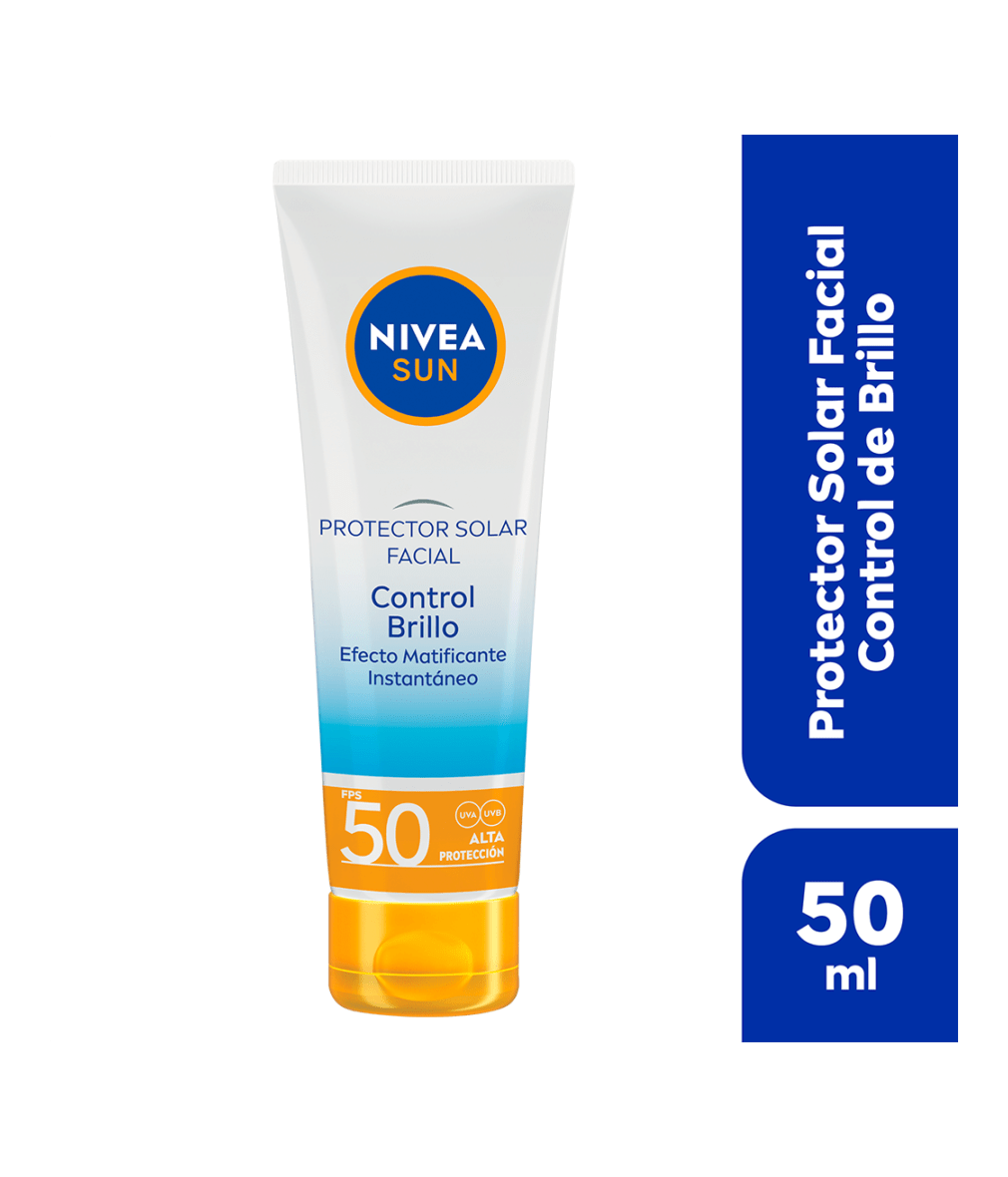 Protector Solar Facial Control Brillo (FPS 50) 50 ml