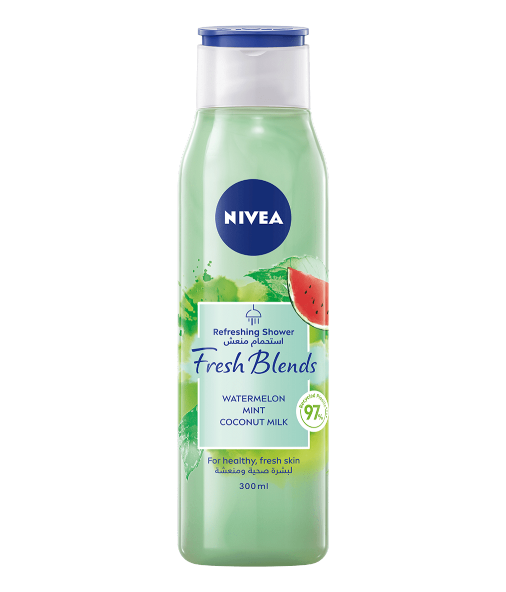 85576 Nivea Fresh Blends Watermelon shower 300ml clean packshot bi-lingual