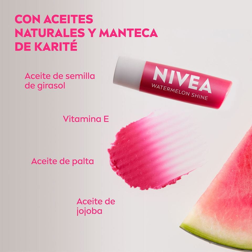 Bálsamo Labial Watermelon Shine Nivea