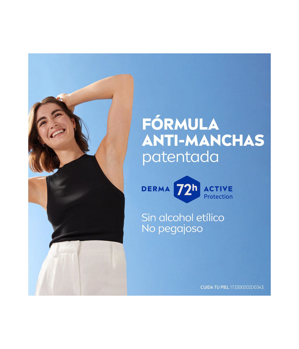 Roll-On Antitranspirante Antimanchas para Mujeres Nivea B&W Clear 250ml