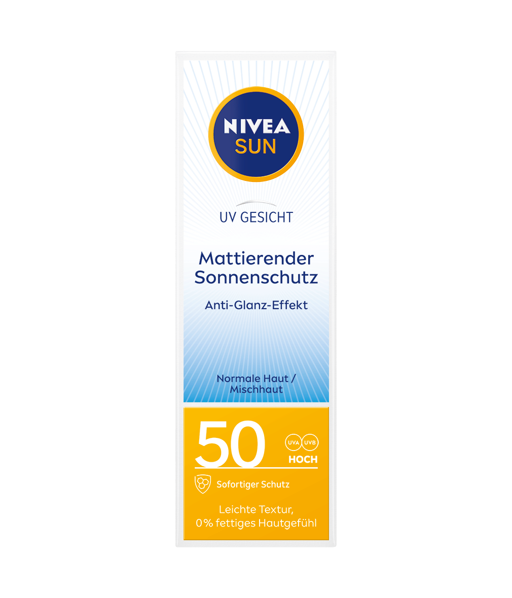 NIVEA SUN UV Gesicht Mattierender Sonnenschutz LSF 50