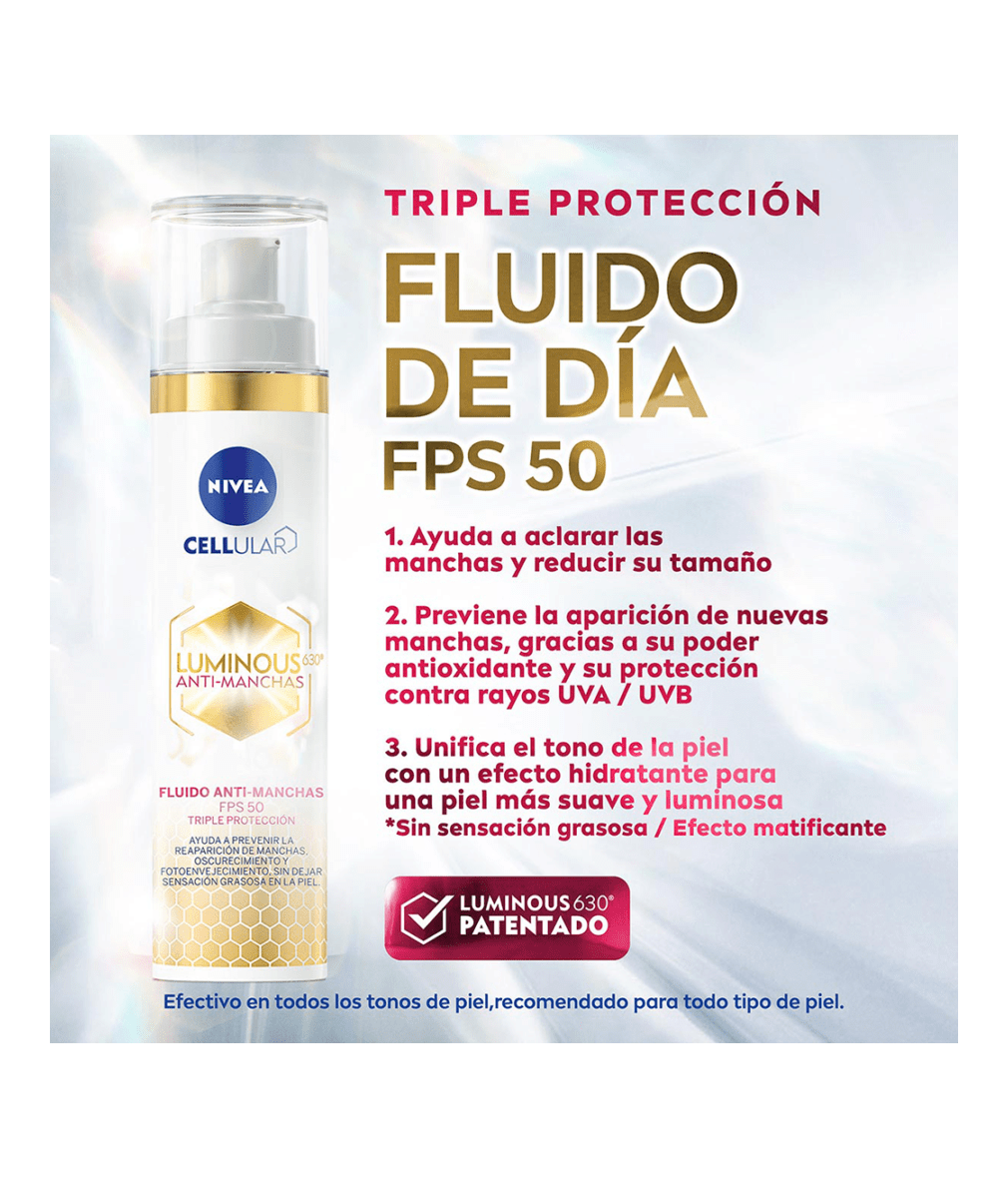 Fluido Luminous 630 Antimanchas FPS 50 de 40 ML