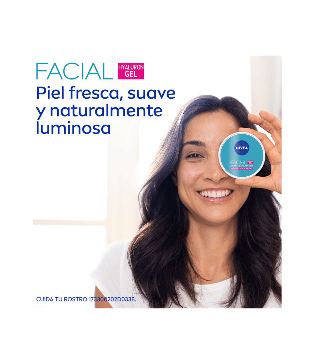 NIVEA Gel Facial Refrescante con Ácido Hialurónico 200ml