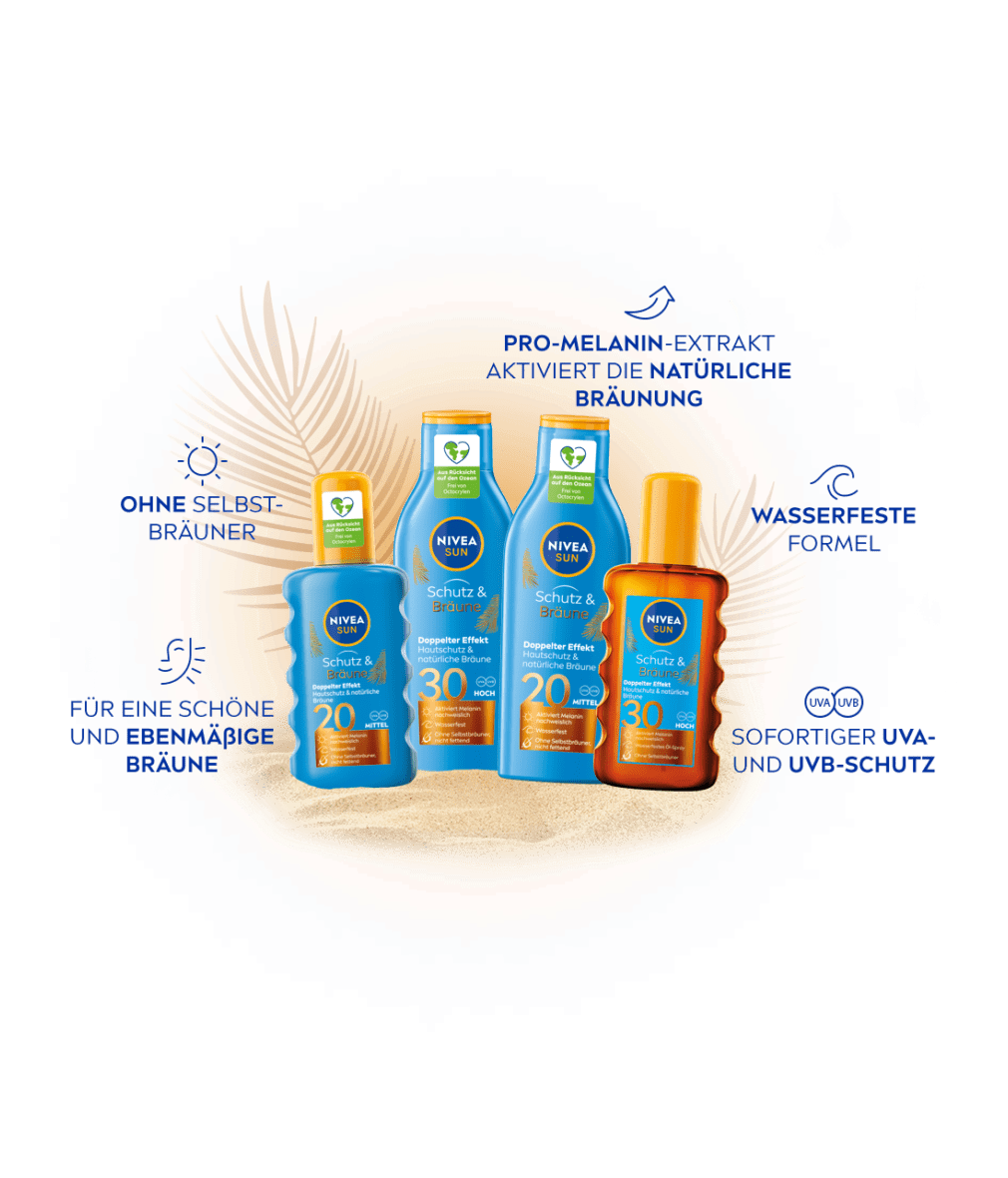 NIVEA SUN Schutz & Bräune Öl Spray LSF 30 200 ml