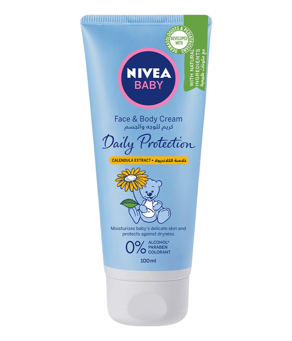 80527 Nivea Baby Face & Body Cream 100ml clean pack bi-lingual