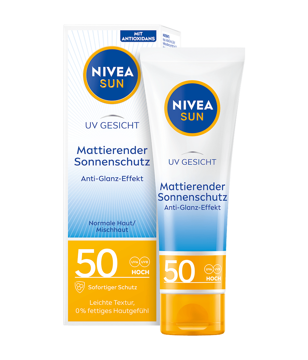 NIVEA SUN UV Gesicht Mattierender Sonnenschutz LSF 50 50 ml