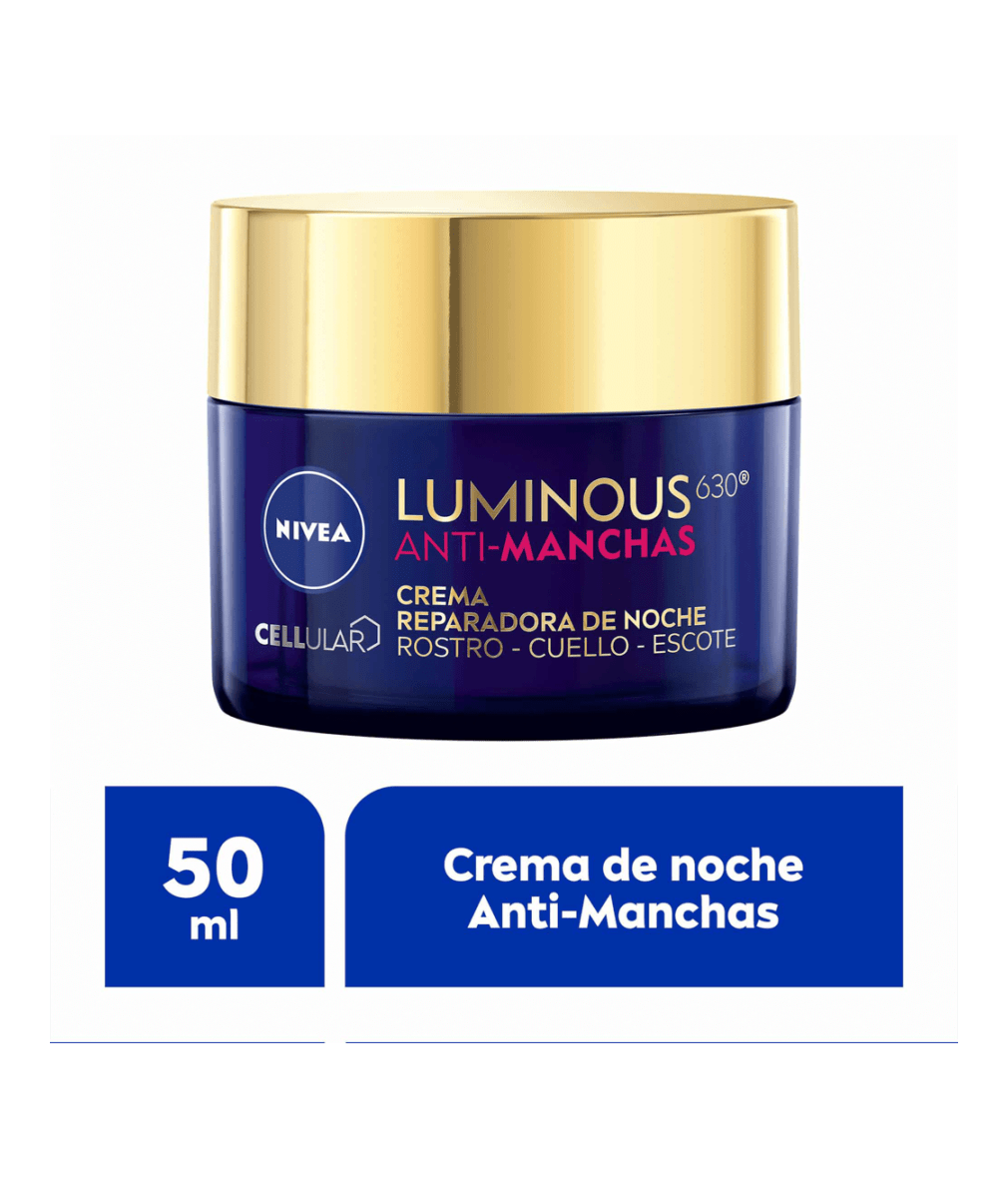 NIVEA Crema Reparadora de Noche Luminous 630 Antimanchas 50 ml