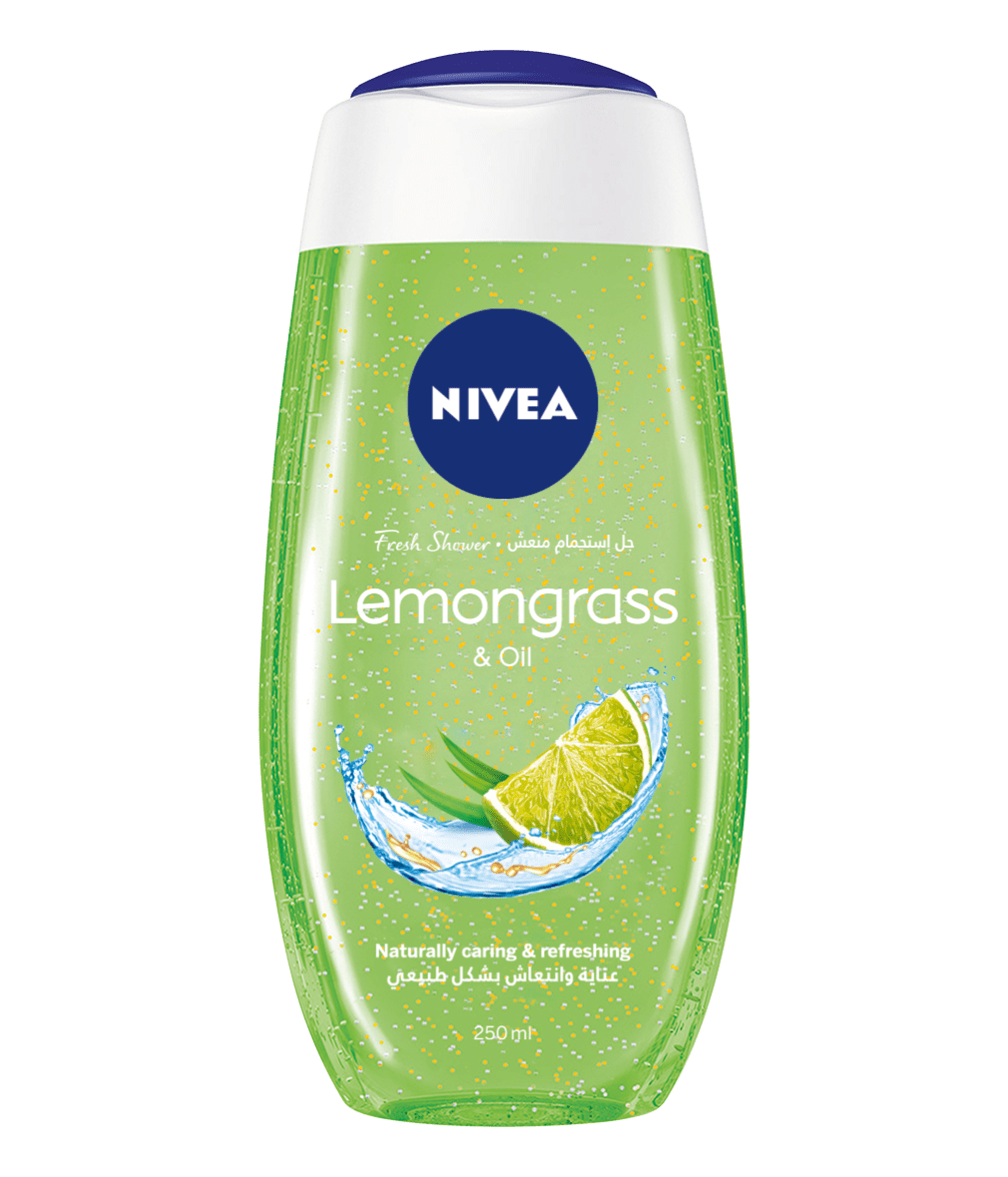 81067 Nivea Fresh Shower Lemongrass & Oil 250ml clean packshot bi-lingual