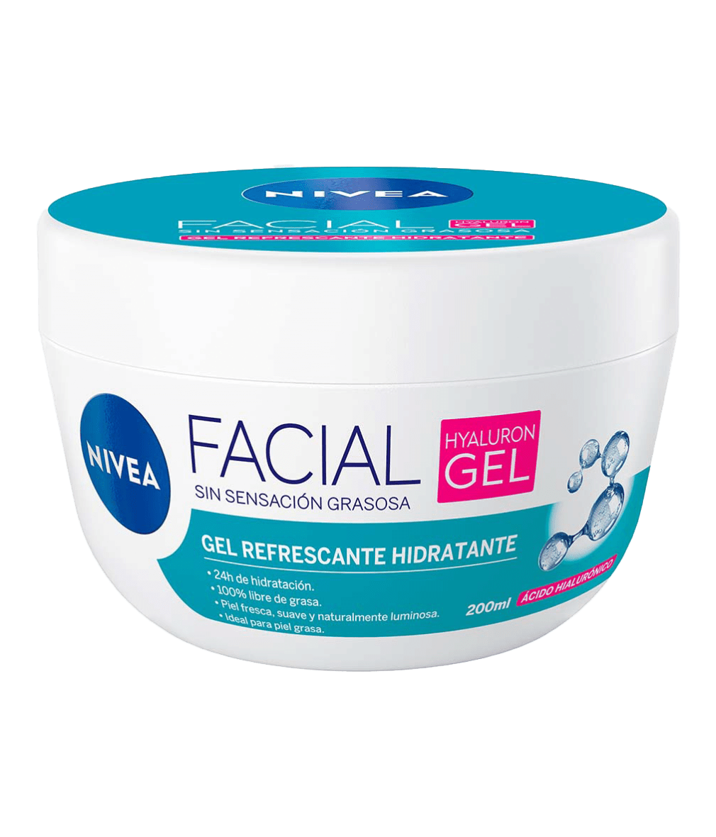 NIVEA Gel Facial Refrescante con Ácido Hialurónico 200ml