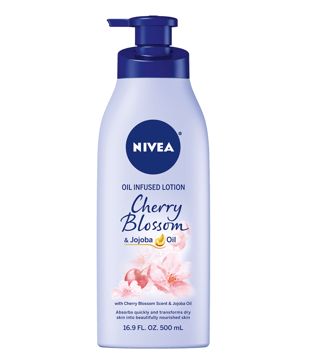 Cherry Blossom Jojoba Oil Infused Body Lotion Smooth, Radiant Skin NIVEA®