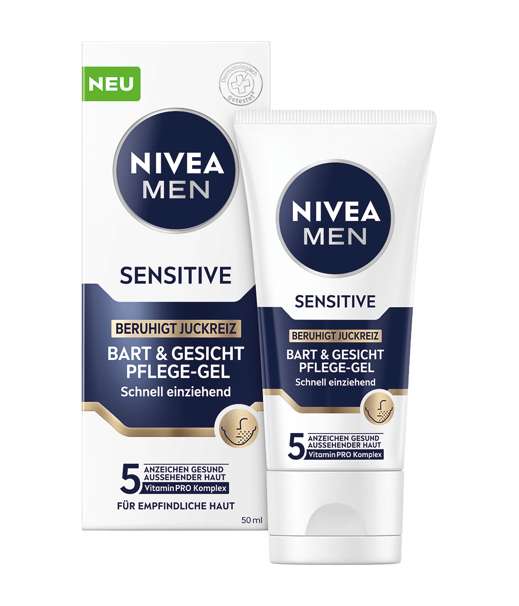 NIVEA MEN Sensitive Bart & Gesicht Pflege-Gel_50ml 