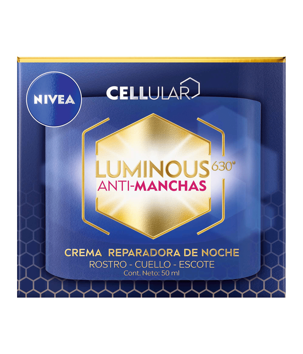 NIVEA Crema Reparadora de Noche Luminous 630 Antimanchas 50 ml