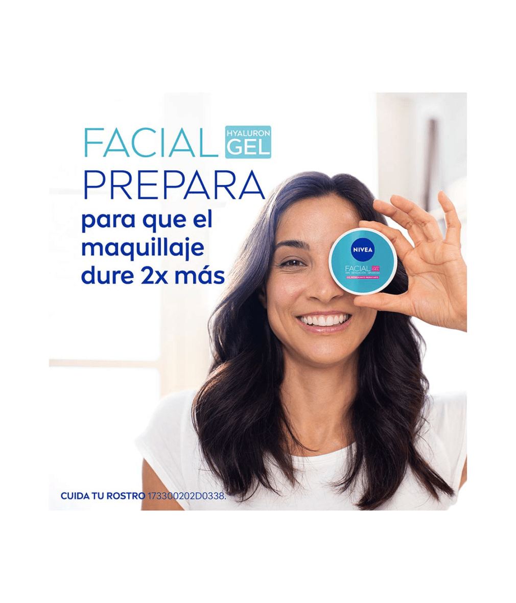 NIVEA Gel Facial Refrescante con Ácido Hialurónico 200ml