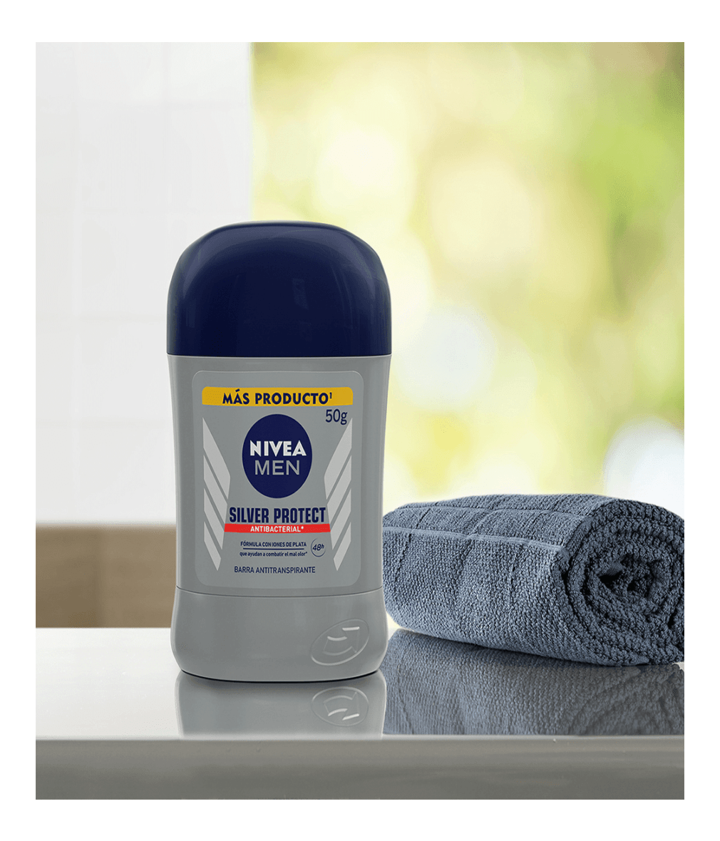 Desodorante en Barra 50 Gramos Silver Protect