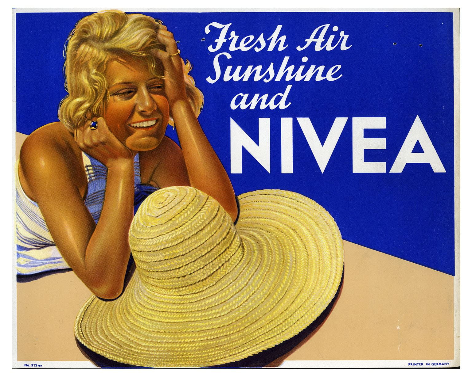 Cartaz publicitário NIVEA de 1935