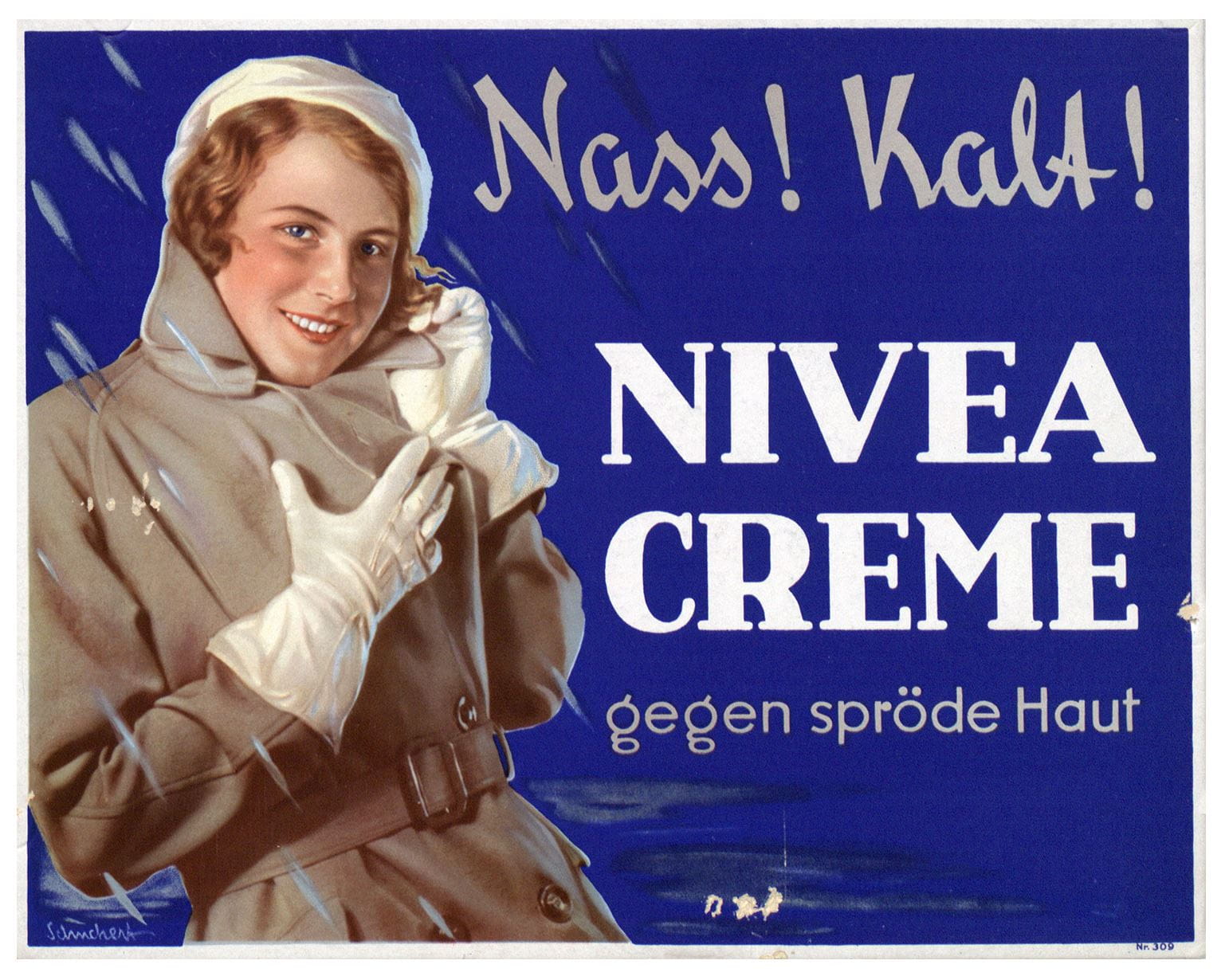 Cartaz publicitário NIVEA 1932