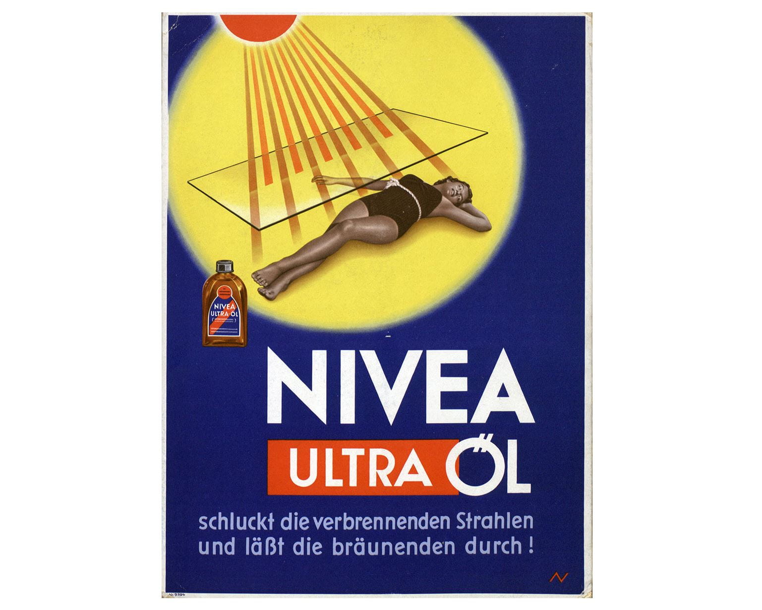 Cartaz publicitário NIVEA de 1930