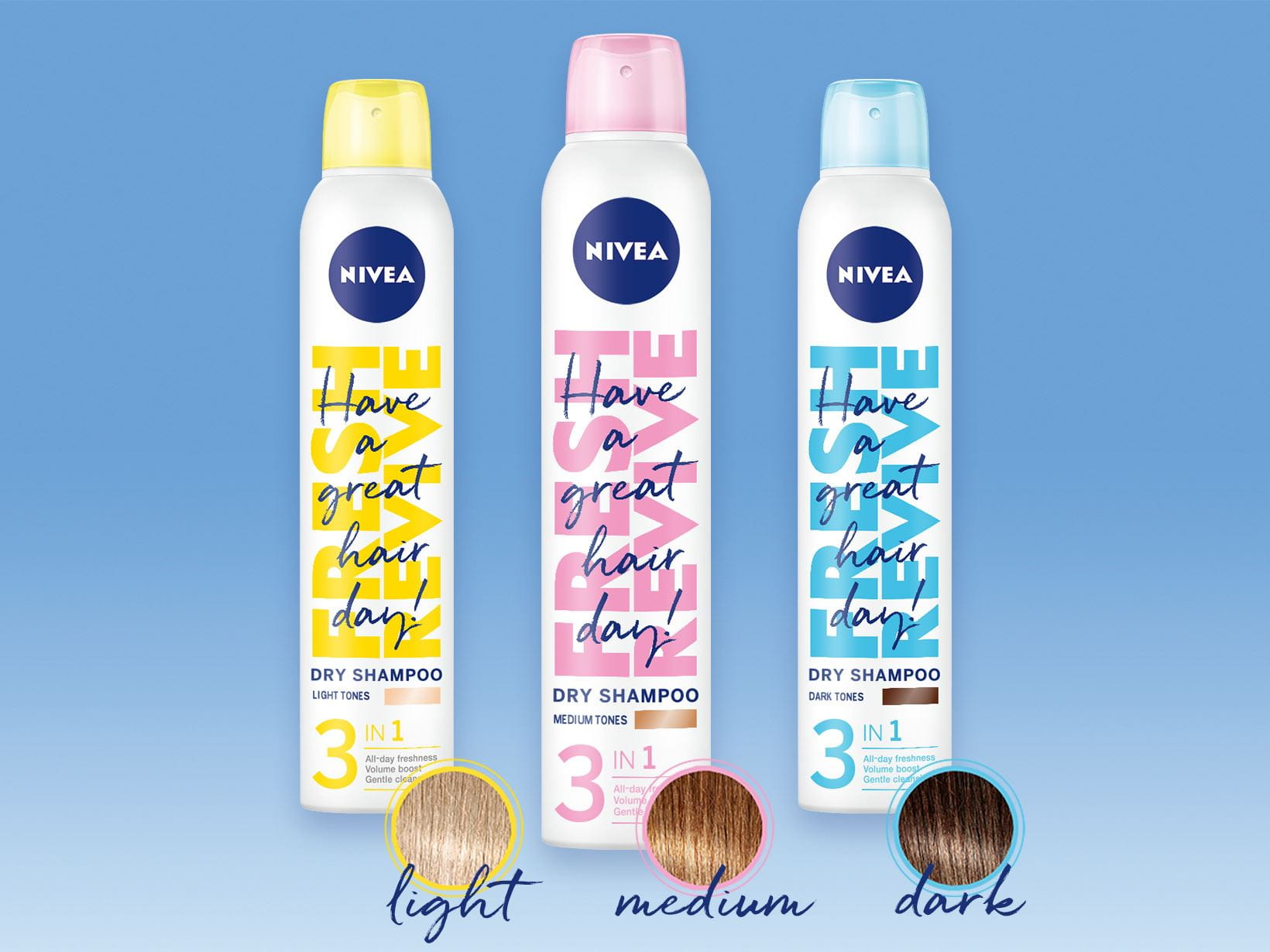 suhi šamponi NIVEA Fresh Revive