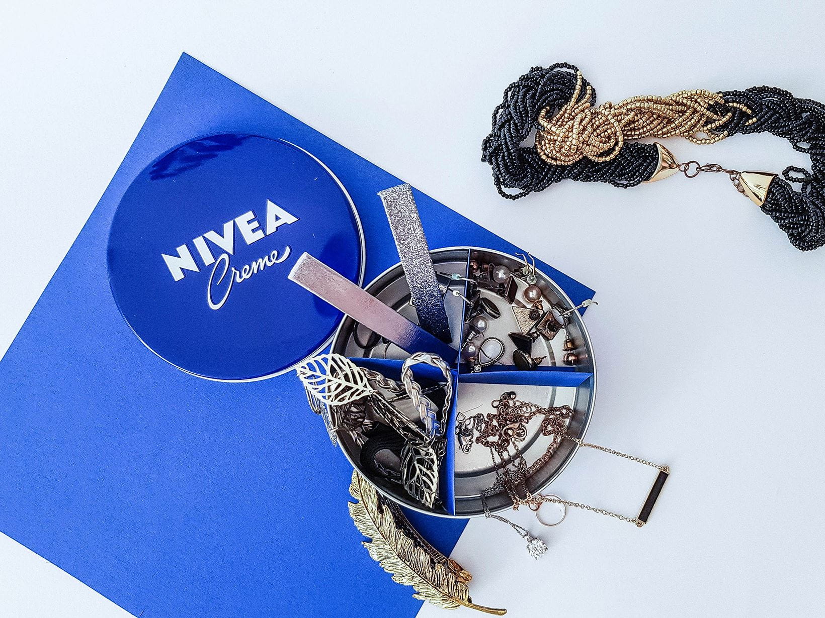 DIY : tuto boîte à bijoux NIVEA - Fin