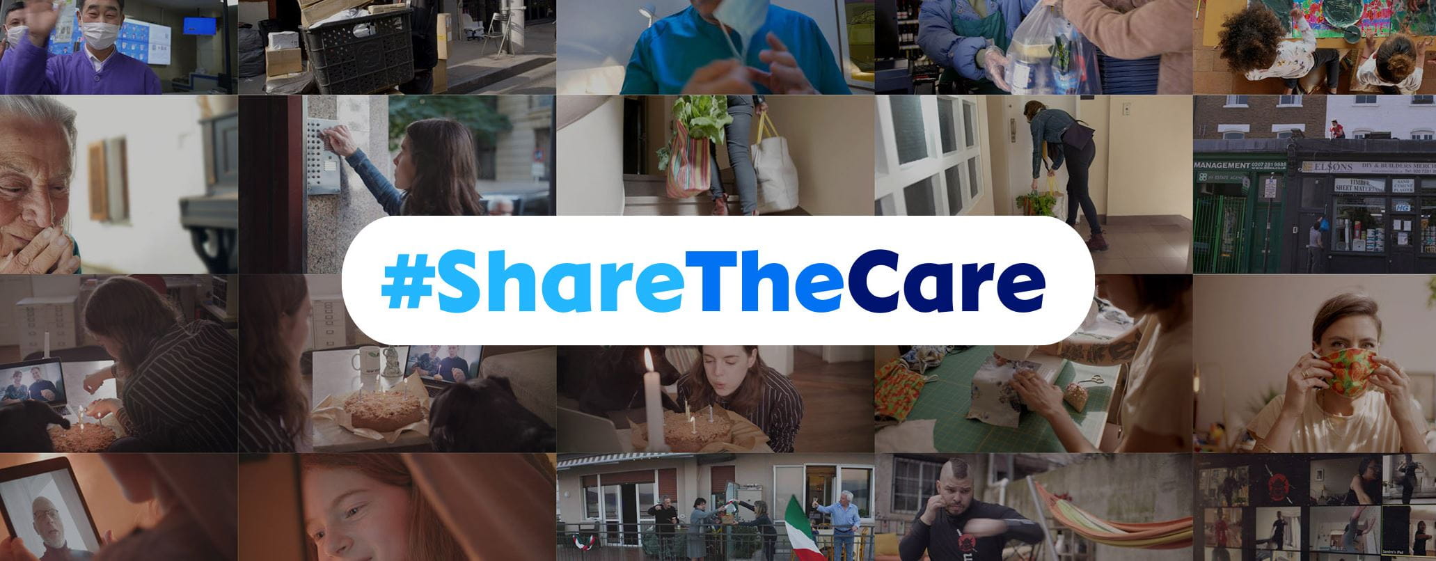 #sharethecare collage photos 