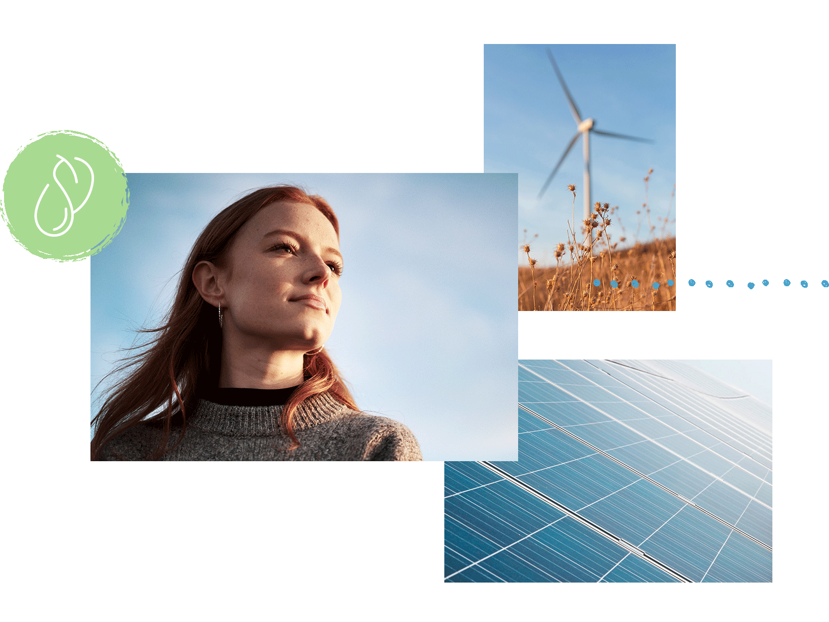 onlooking-woman-wind-turbine-solar-panel