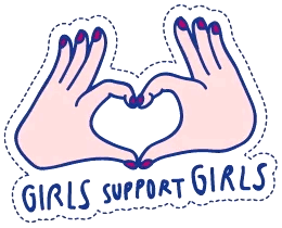 Girls support girls GIF