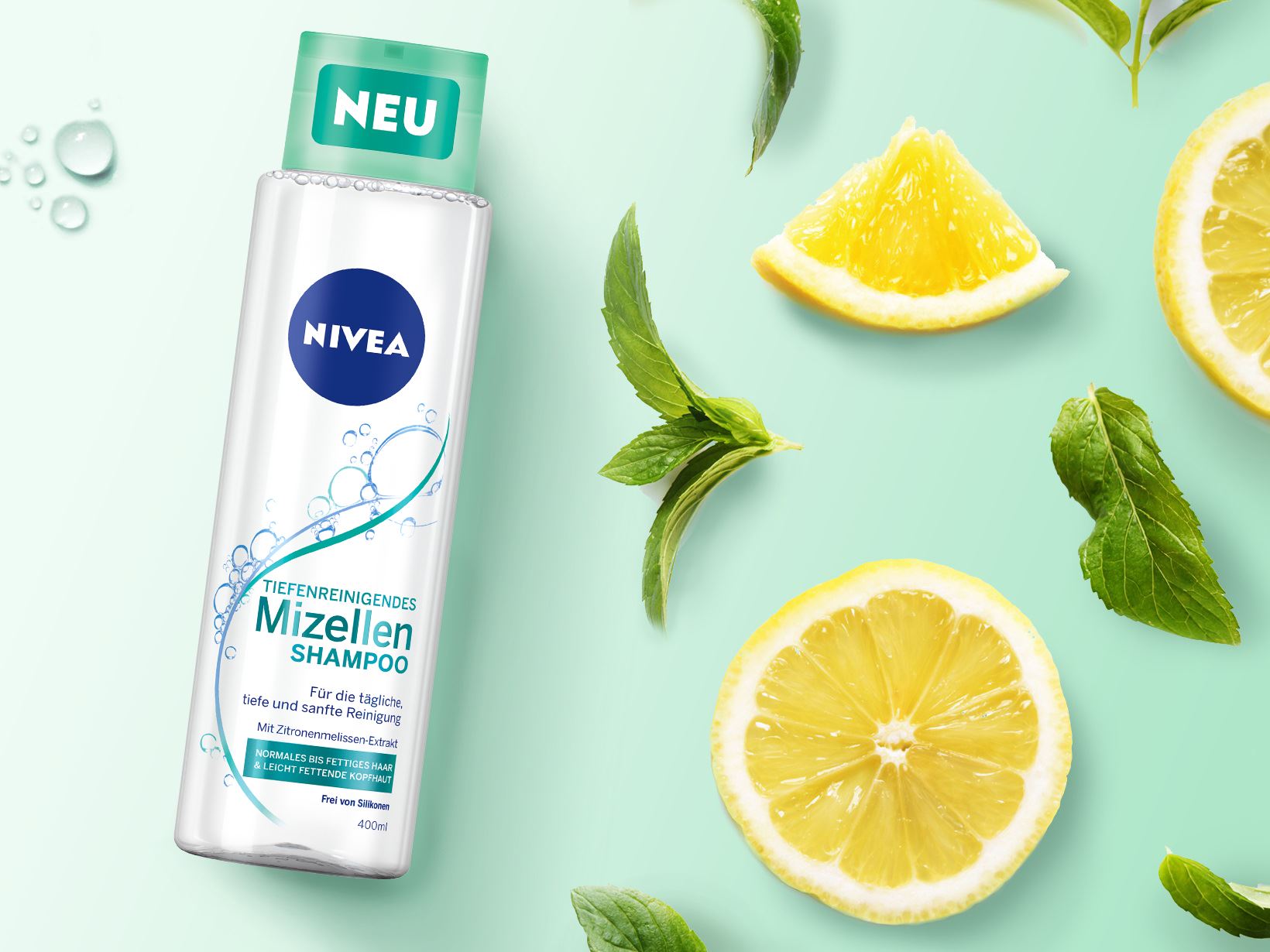 NIVEA Mizellen Shampoos Zitronenmelisse