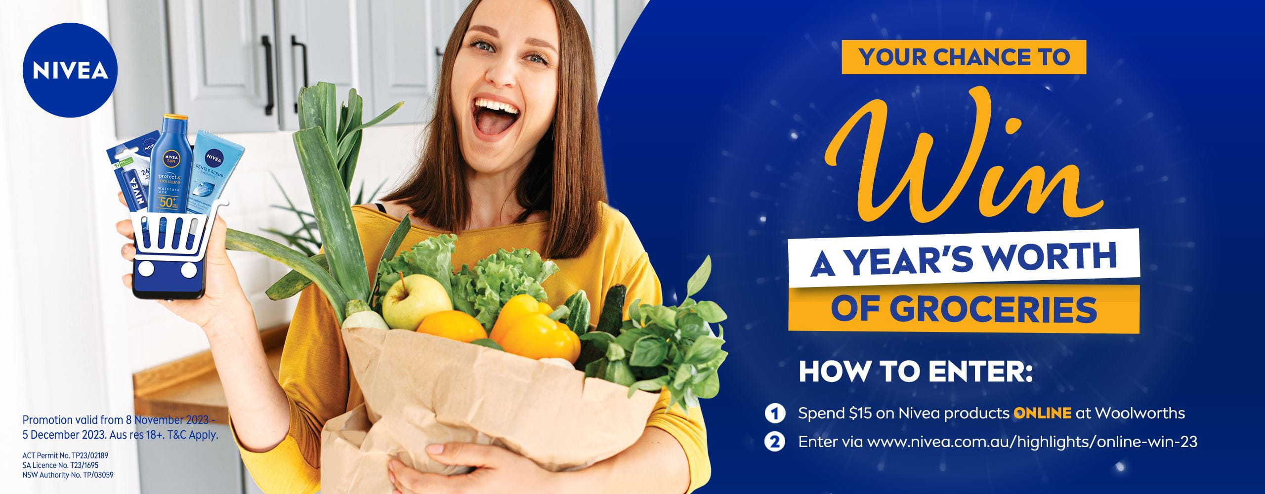 2023NIVEA Win A Years Worth Of Groceries