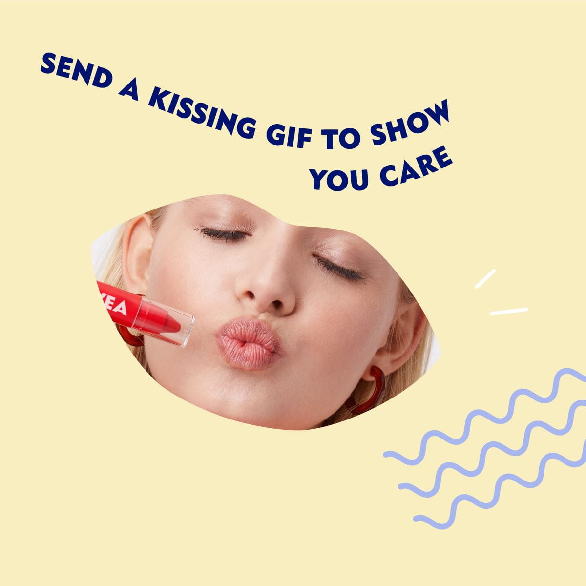 SEND A KISSING GIF TO SHOW YOU CARE